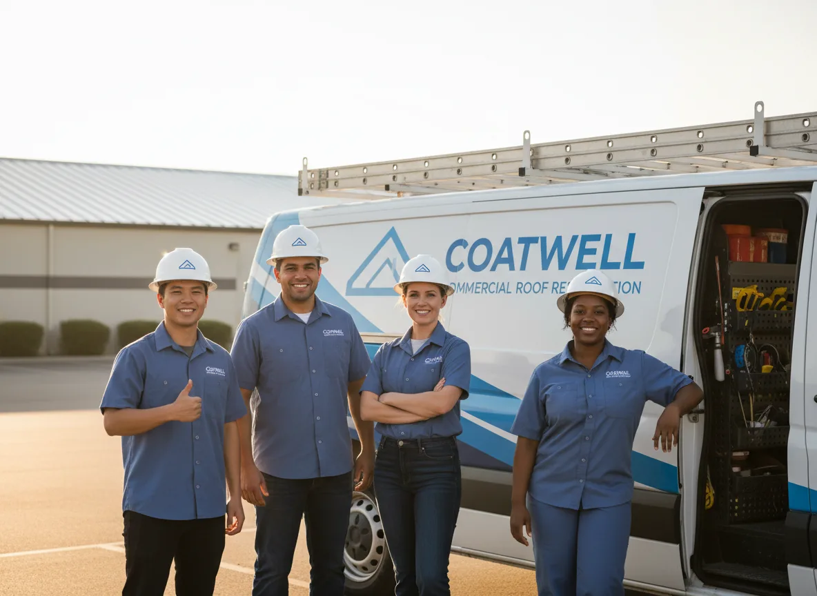 Commercial roof coating company in Hallett, OK